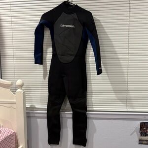 Kids Black and Blue wetsuit